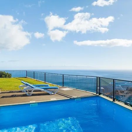 Casa Mozart Ii Sea View, Pool & Sunny Retreat Estreito Da Calheta